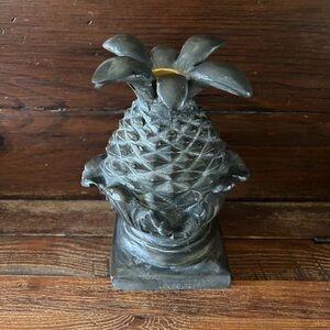 Beautiful Hen-Feathers Pineapple Candle Holder
